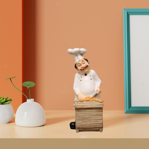 Resin chef figurine statue - figurine,