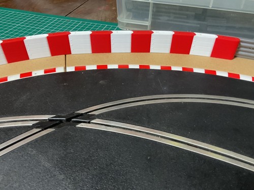 Tecpro barriers white red - barriers, white/red,