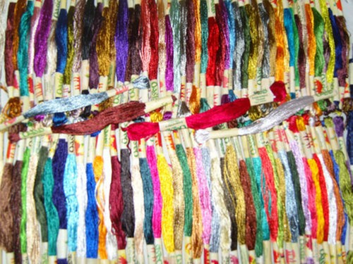 100 art silk - art, stranded