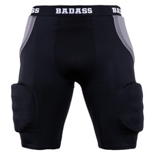 BADASS Power 5-Pad Underpants, 5 Pad Girdle - Black/Grey
