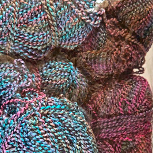 Multicolour wool chunky yarn - wool,