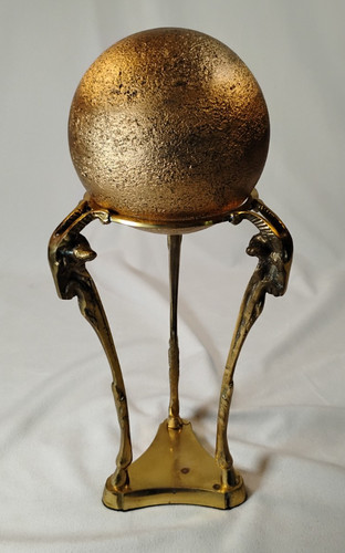 Vintage brass ram - brass,