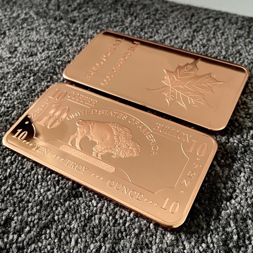 10oz 999 copper bars - 10oz,