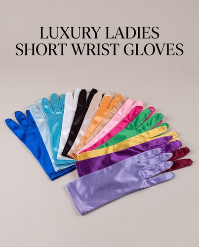 Ladies short wrist gloves - ladies,