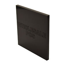 Black Acrylic Perspex® Plexi Cast Sheet A3 420mm x 297mm x 10mm Thickness