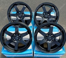 17" Black TK-7 Alloy Wheels Fits Ford Escort XR3 + Fiesta XR2 ST ST Line 4x108