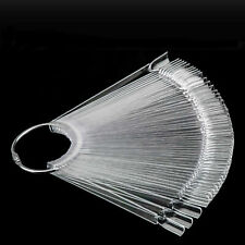 UK STOCK Set 50 Nail Sample Sticks Nail Art Display Swatches Gel Nail Polish