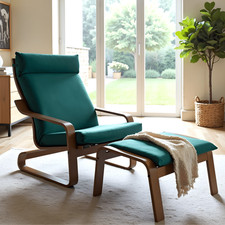Velvet Forest Green Chair and