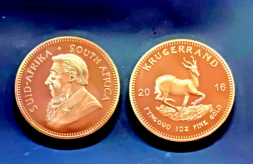 Krugerrand 24ct gold plate - 24ct, on