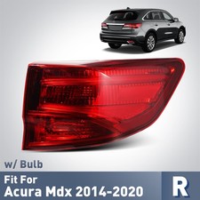 For 2014-2020 Acura Mdx Halogen Tail Light with Bulb Right Passenger Side