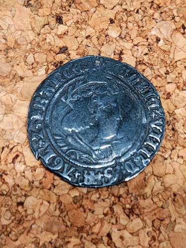 Henry viii silver groat lis - viii,