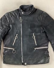 Vintage Leather Biker Jacket