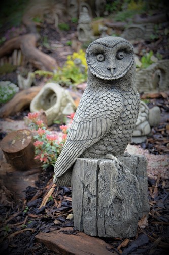Bernie the barn owl stone - bernie,