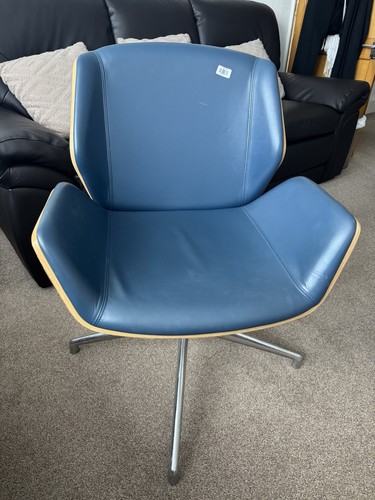 Blue leather oak - oak, ply