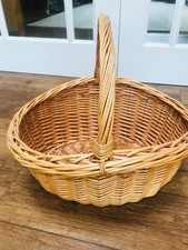 Vintage Wicker Shopping Basket