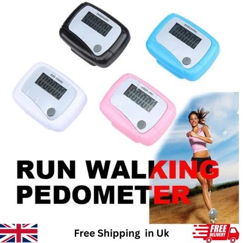 Lcd clip pedometer step - clip,