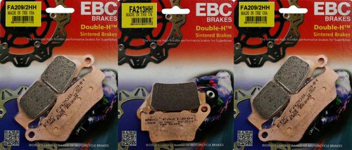 Ebc front rear brake pads - rear,