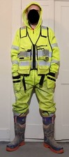 SNICKERS 4230 AllroundWork yellow Hi-Vis toolvest XXL (60/62) 52" chest 47"waist