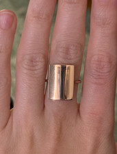 585 Solid Rose Gold Ring Size