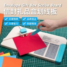 Envelope Punch Board Scoring Board Paper Measuring Tool Score Board Scrapbooking