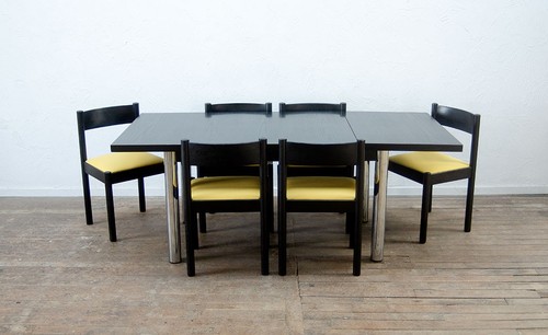 Black ash dining - black, table