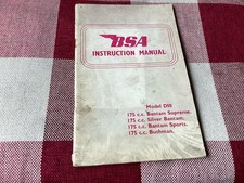 BSA BANTAM INSTRUCTION MANUAL