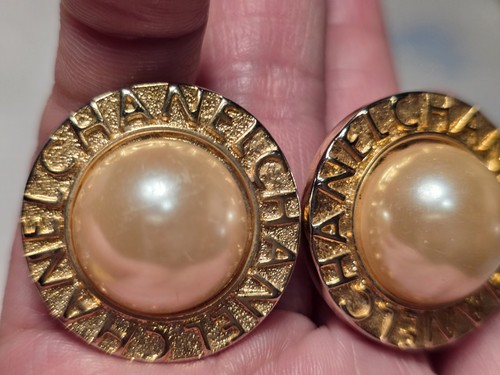 Vintage chanel faux pearls - vintage,