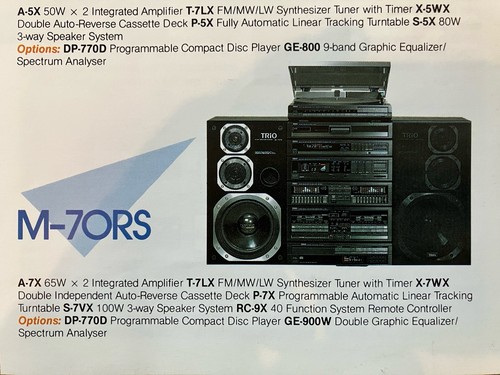 Trio 70rs midi system - trio,