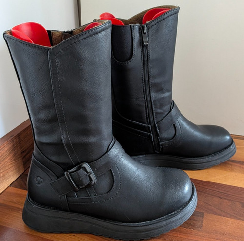 New heavenly feet black calf - new,