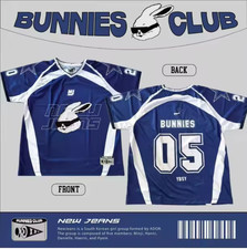 NEWJEANS NJZ Baseball Jersey for Bunnies Kpop Merch Shirt Concert Outfit G23
