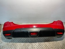2017 NISSAN X-TRAIL REAR BUMPER WITH PARKING SENSORS GENUINE RED