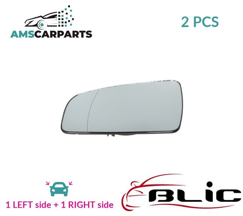 Rear view mirror - glass, pair