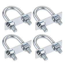 4 Sets Round U-Bolts 25-35mm
