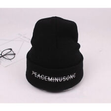Kpop Bigbang GD G Dragon FXXK IT Peaceminusone Knit Hat Beanie Hat Unisex Black