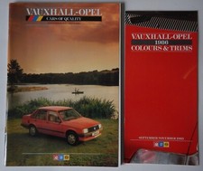 VAUXHALL OPEL orig 1985 UK Mkt