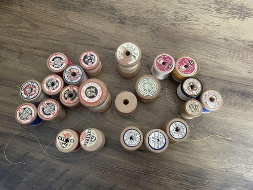 Vintage cotton reels - reels, x