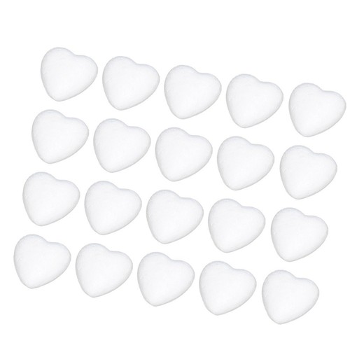 Pcs polystyrene hearts - hearts, for