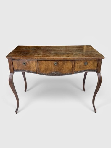 Antique mahogany console table - console,