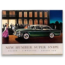 Humber Super Snipe Car Sales