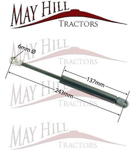 243mm cab door gas strut - strut, for
