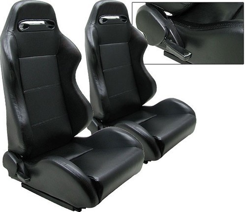 Black pvc leather racing - 2,