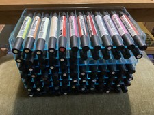 Letraset Double Tipped ProMarkers (78 Used) Various Colours.