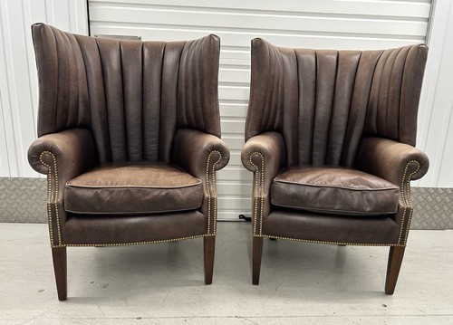 High back large brown - high,