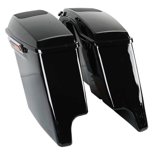 Stretched hard saddle bags - saddle,