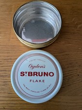 Ogden's St. Bruno Flake Tobacco Tin Vintage Collectible Advertising