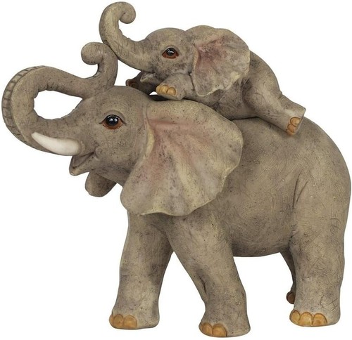 Mother baby elephant - elephant, ornament