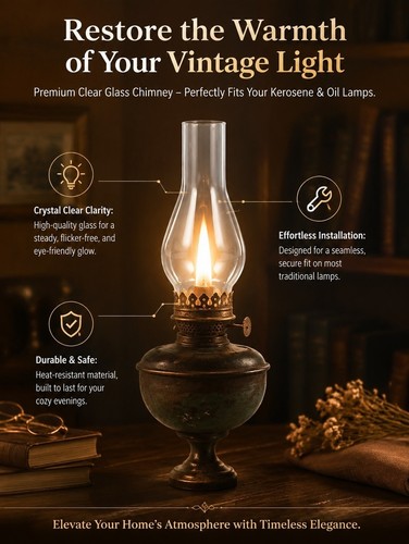1pc clear kerosene lamp - 1pc,