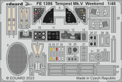 Eduard fe1398 hawker - fe1398,