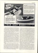 1948 PAPER AD Lyman Boat Works