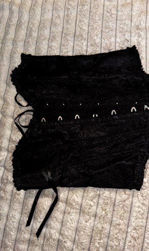 Women black lace underbust - women’s,